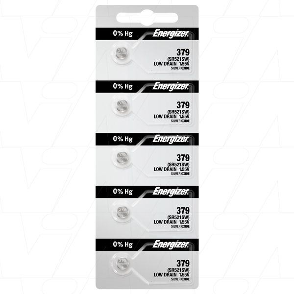 1.55V 14.5mAh Silver Oxide Watch Battery (SR521SW)