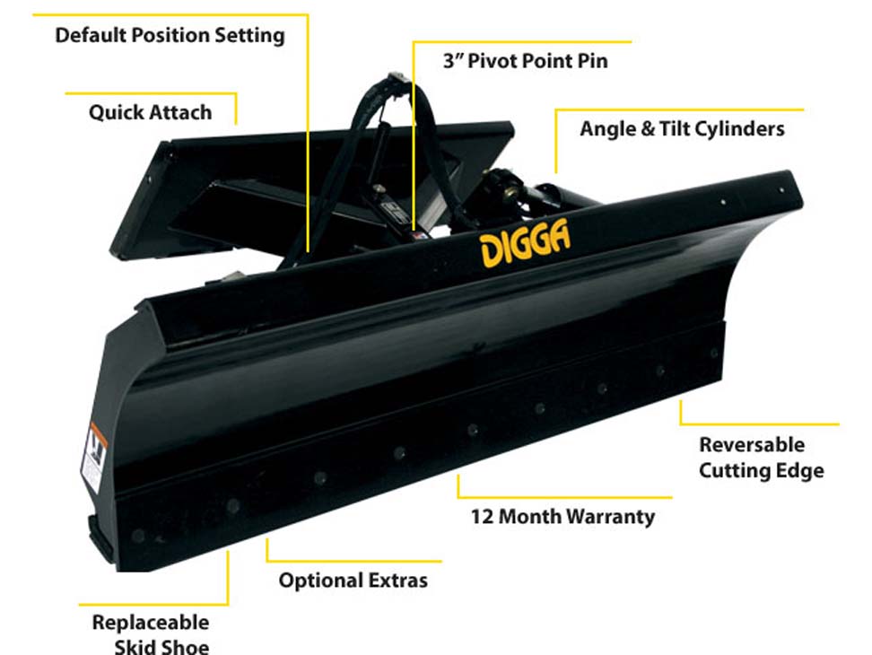 DOZER BLADE - 2133MM (84 ″ ) - TILT & SLEW
