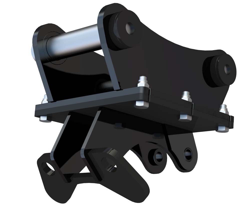 BACKHOE DRILLING CRADLE HITCH